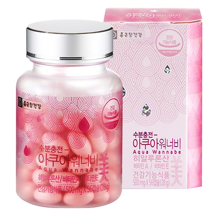 잘팔리는 종근당건강 수분 충전 아쿠아 워너비 히알루론산, 56캡슐, 1개(로켓배송) ··· 잘팔리는 종근당건강 수분 충전 아쿠아 워너비 히알루론산, 56캡슐, 1개(로켓배송) ···