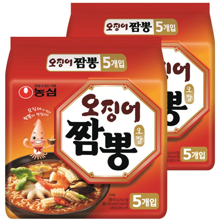 선호도 좋은 농심 오징어짬뽕, 5개입, 2개 추천해요 선호도 좋은 농심 오징어짬뽕, 5개입, 2개 추천해요