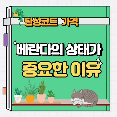 탄성코트 비용 얼마? - 베란다의 상태를 확인해보세요