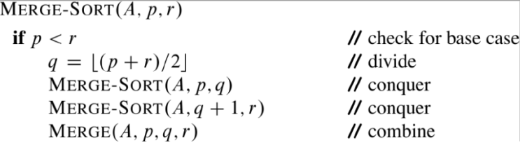  분할정복 - 병합 정렬(merge sort)