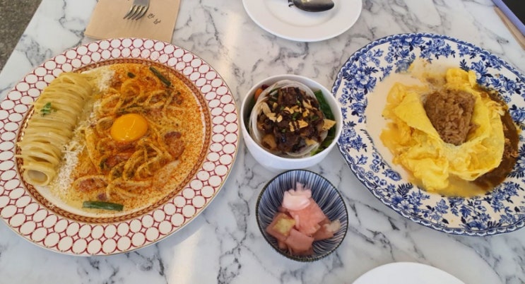  인천청라맛집 [빠레뜨 한남] 갬성사진 최고인 파스타와 오므라이스 세트 적나라한 솔직 후기