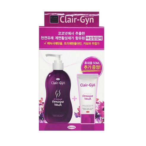 잘팔리는 한미약품 프로캄 클레어진 여성청결제 200ml + 50ml 세트, 1세트(로켓배송) 알아요?