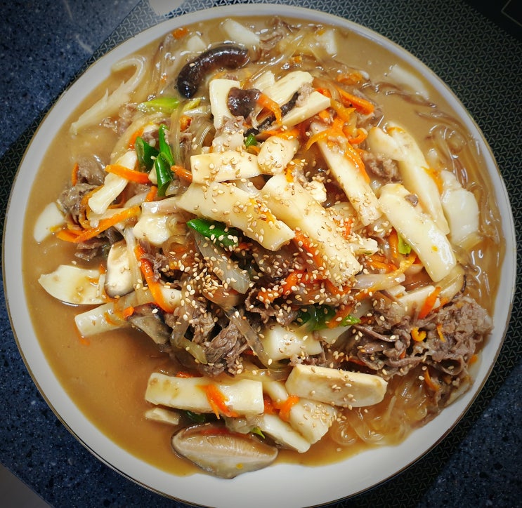  가래떡요리 에어프라이어 구이/ 궁중떡볶이(식용유없이)