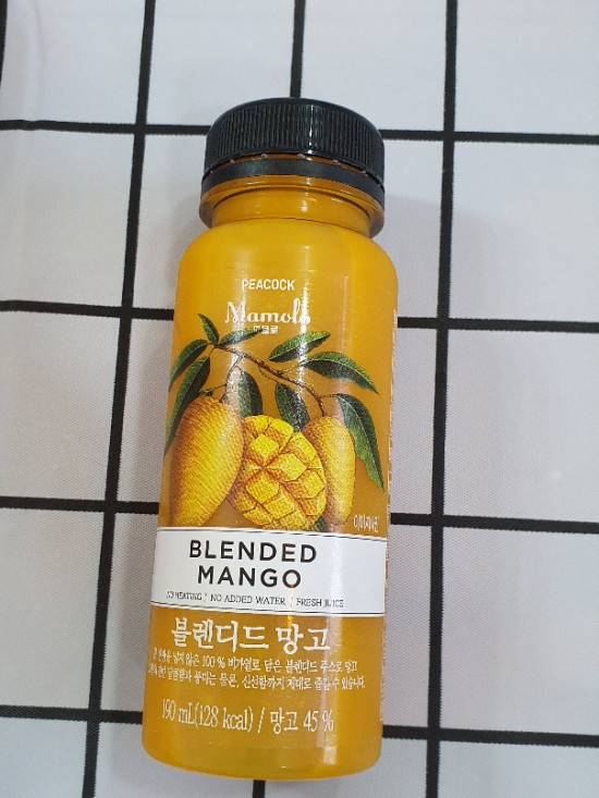  피코크 블렌디드 망고 내돈내산 솔직후기