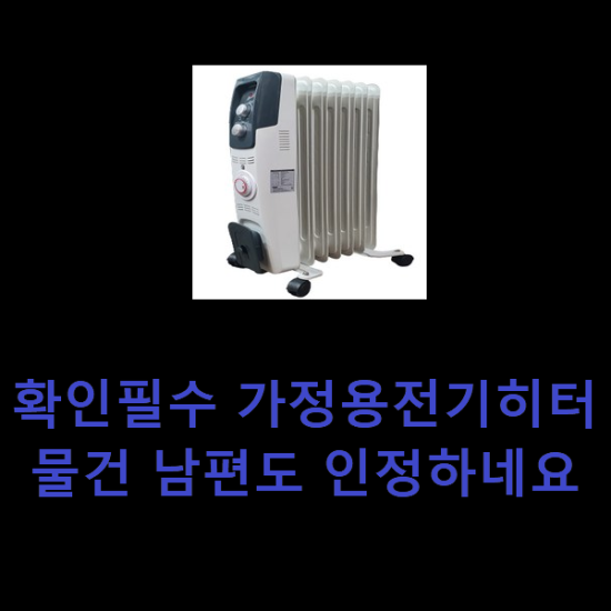 확인필수 가정용전기히터 물건 남편도 인정하네요 확인필수 가정용전기히터 물건 남편도 인정하네요