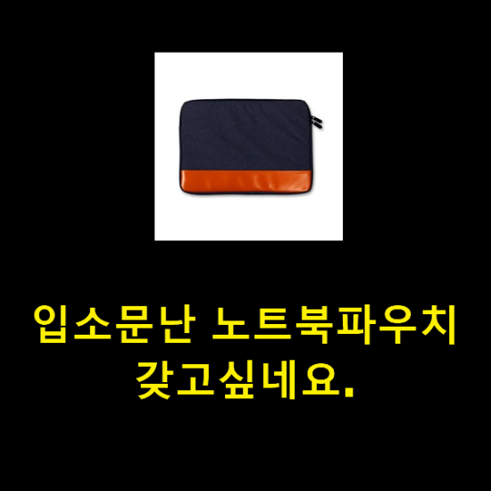 입소문난 노트북파우치 갖고싶네요. 입소문난 노트북파우치 갖고싶네요.