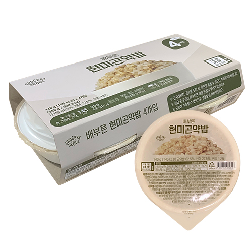 선택고민 해결 그로서리서울 배부른 현미곤약밥, 140g, 4개(로켓배송) 추천해요 선택고민 해결 그로서리서울 배부른 현미곤약밥, 140g, 4개(로켓배송) 추천해요