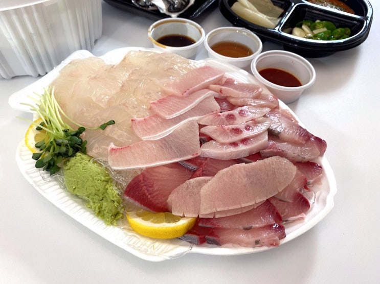  대방어가격 착하고 맛있는 김포 장기동횟집 찐이야수산에서 대방어회 주문했어요