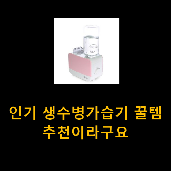 인기 생수병가습기 꿀템 추천이라구요 인기 생수병가습기 꿀템 추천이라구요
