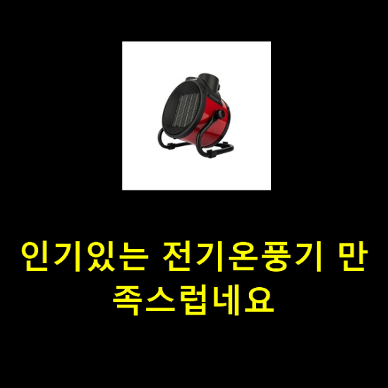 인기있는 전기온풍기 만족스럽네요 인기있는 전기온풍기 만족스럽네요