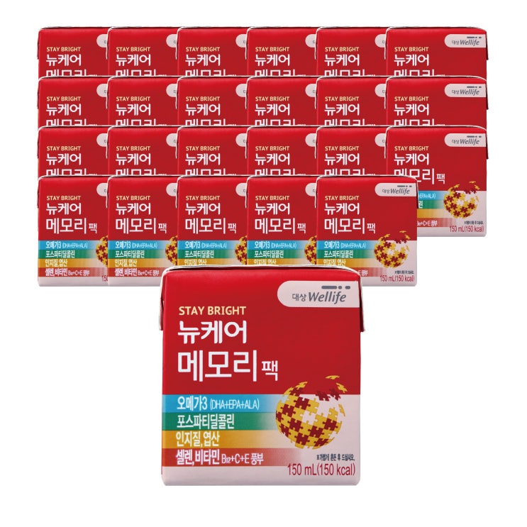 핵가성비 좋은 뉴케어 메모리팩 시니어 영양음료, 150ml, 24개 알아요? 핵가성비 좋은 뉴케어 메모리팩 시니어 영양음료, 150ml, 24개 알아요?