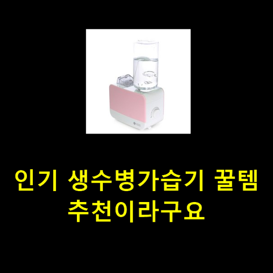 인기 생수병가습기 꿀템 추천이라구요 인기 생수병가습기 꿀템 추천이라구요