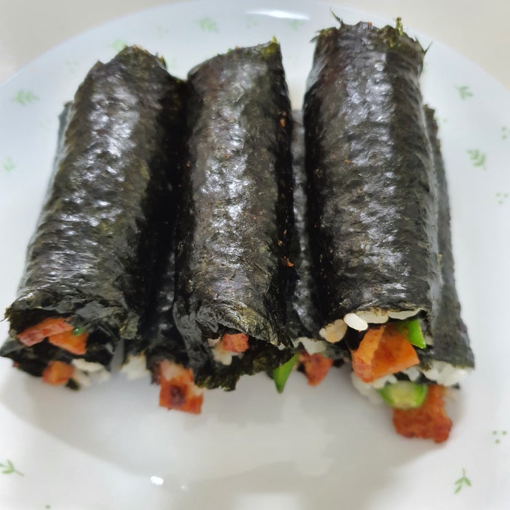  매운 어묵 땡초김밥 만들기