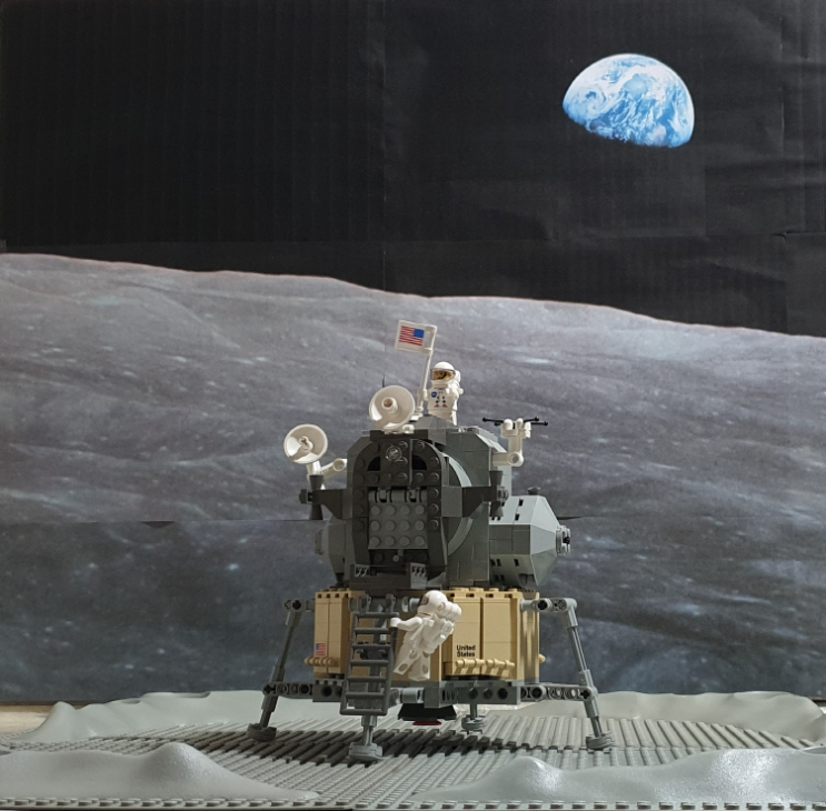 레고; [10029 Lunar Lander] 루나랜더 달 탐사선(완성리뷰)
