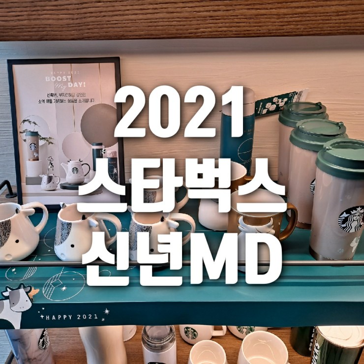 2021 스타벅스 신년 MD 텀블러, 머그컵 가격 정보 (feat. 산본 롯데피트인 스타벅스)