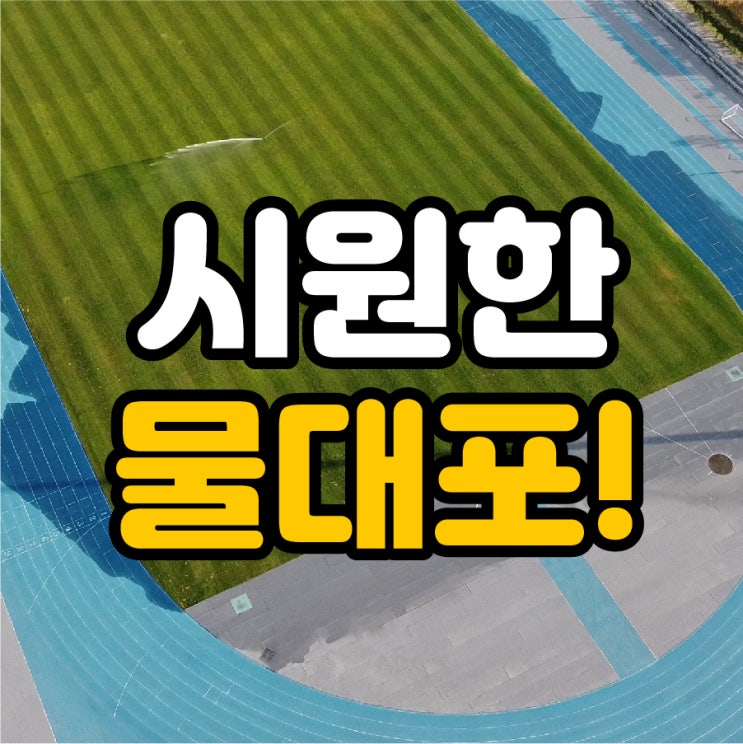  시원한 물대포 영상!