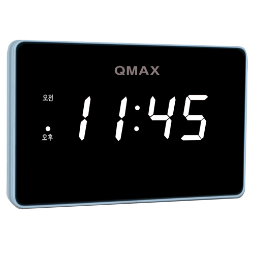 리뷰가 좋은 큐맥스 디지털 LED 벽시계 QMAX-C04, 화이트형 추천해요