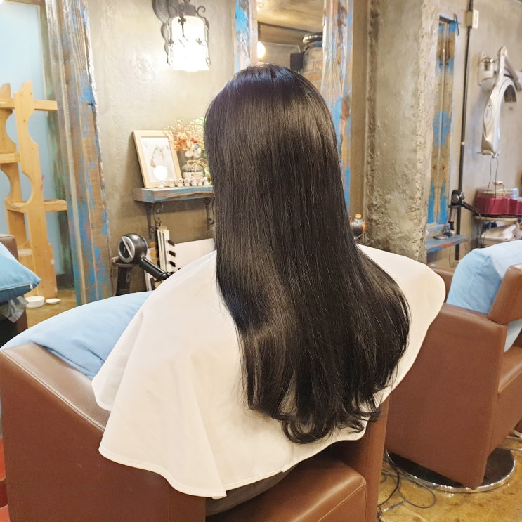 여자 칼단발 테슬컷 붙임머리로 빨리 길러요