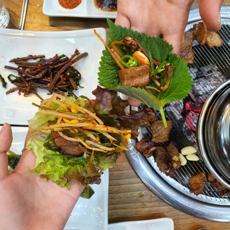  대구 칠곡 돼지갈비, 식육 직판장 맛집 '우슴터' 다녀오다