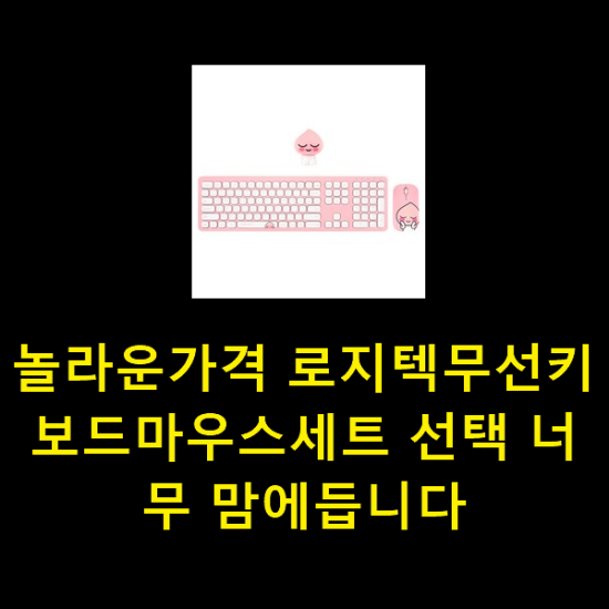 놀라운가격 로지텍무선키보드마우스세트 선택 너무 맘에듭니다 놀라운가격 로지텍무선키보드마우스세트 선택 너무 맘에듭니다