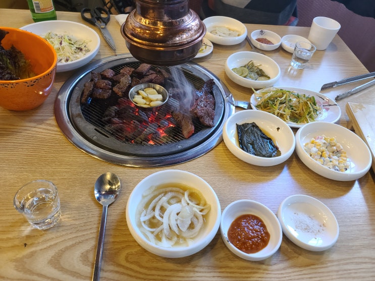  상동역맛집 눈꽃생고기정육식당 소고기모듬세트