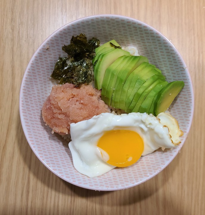  완전 초간단 건강식 혼밥메뉴 명란 아보카도 덮밥 만들기