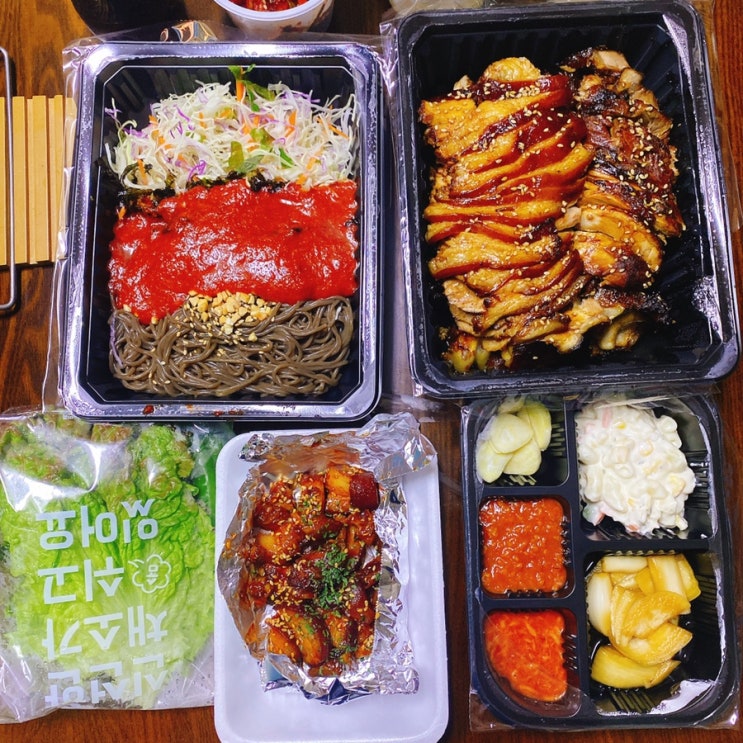  간석동포장배달 족발클라쓰로 일요일저녁해결