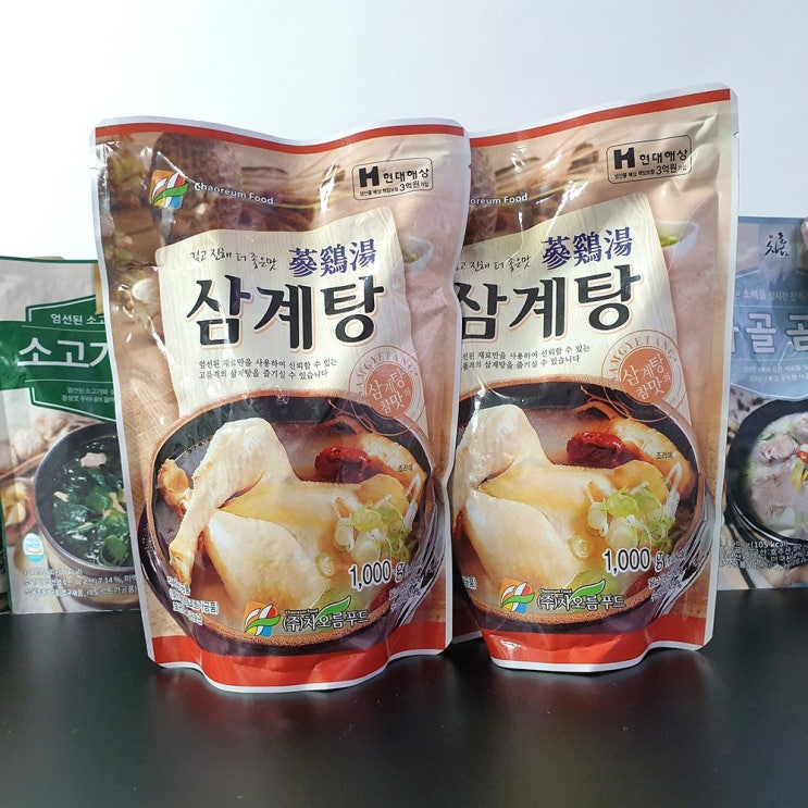 핵가성비 좋은 차오름 통큰 삼계탕 1kg 1마리, 단품 ···