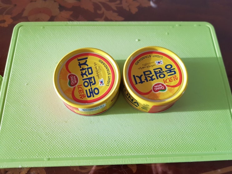  캔참치 이렇게 드셔보세요.
