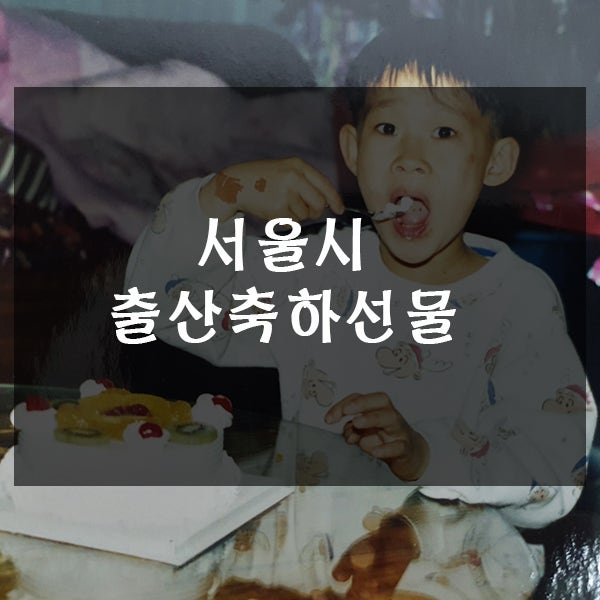  서울시 출산축하선물 a~z까지 알려드립니다.