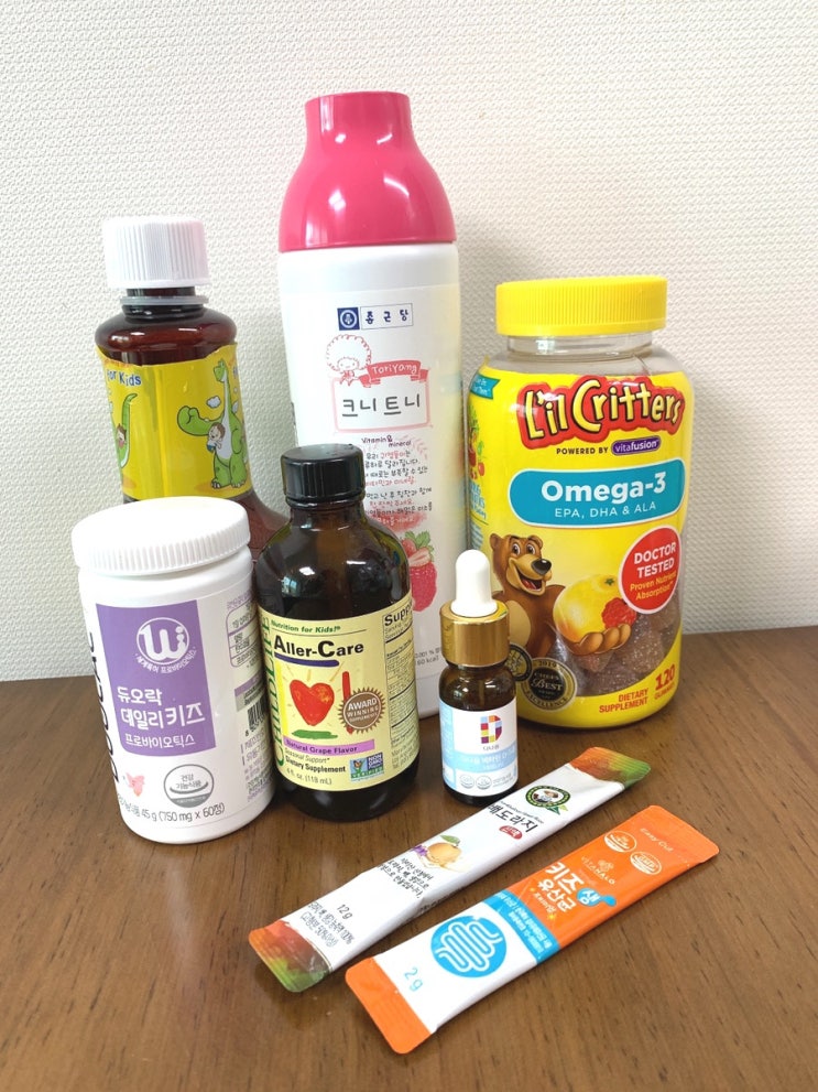  밥 잘 안먹는 아이, 5살 현재 먹는 각종 비타민,유산균,영양제들, 내돈내산 추천