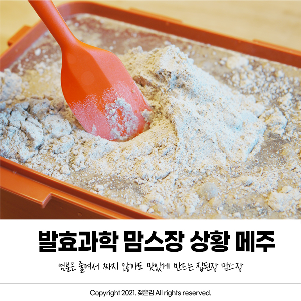 집된장만들기 발효과학 맘스장 상황 메주로 만드는 맛있는 된장