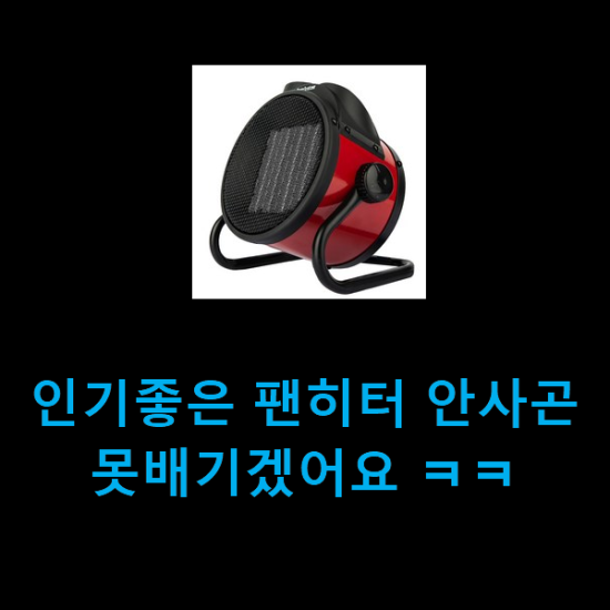 인기좋은 팬히터 안사곤 못배기겠어요 ㅋㅋ 인기좋은 팬히터 안사곤 못배기겠어요 ㅋㅋ