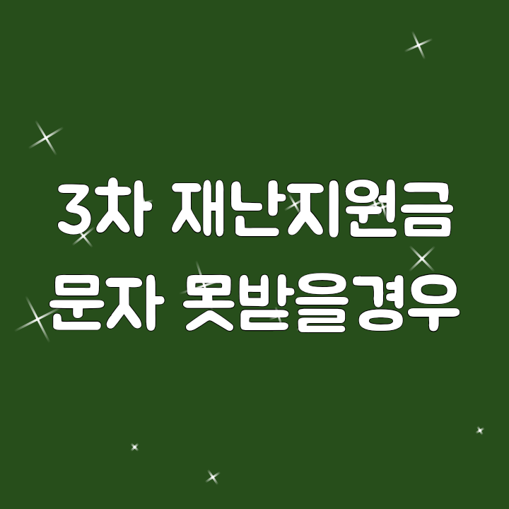  소상공버팀목자금, 3차 재난지원금 오늘부터 지급 ; 문자 못받은 경우엔...
