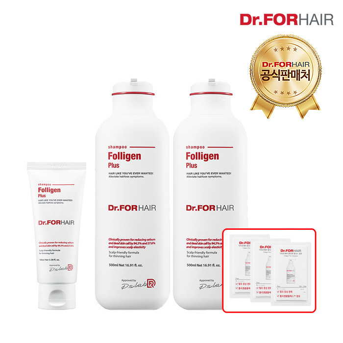 잘팔리는 닥터포헤어 폴리젠 플러스 샴푸 500ml 2개+100ml 1개+파우치, 1세트 ··· 잘팔리는 닥터포헤어 폴리젠 플러스 샴푸 500ml 2개+100ml 1개+파우치, 1세트 ···