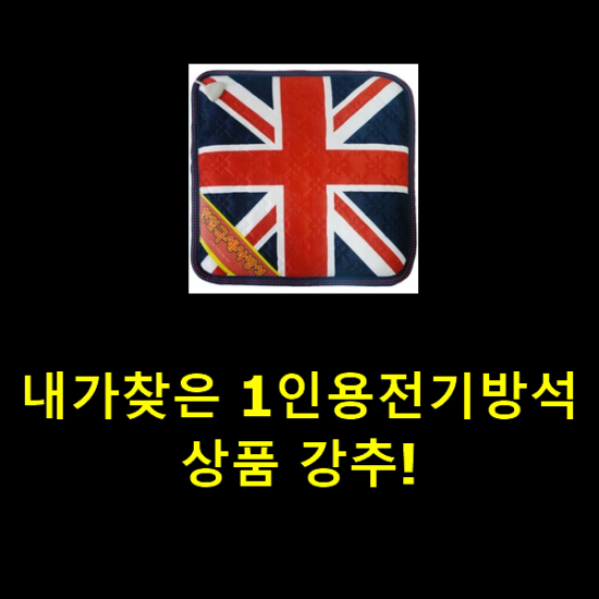 내가찾은 1인용전기방석 상품 강추! 내가찾은 1인용전기방석 상품 강추!