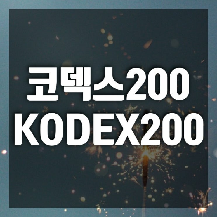 코덱스 KODEX 200-ETF 투자의 대표 선수 코덱스 KODEX 200-ETF 투자의 대표 선수