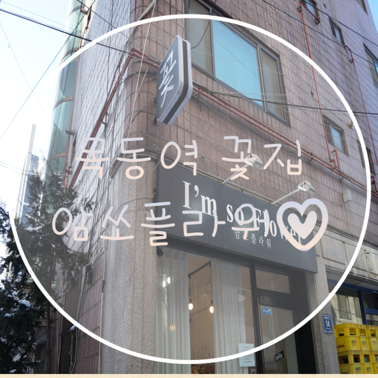  목동역꽃집 암쏘플라워에서 꽃다발에 사랑을 담아 전달해보아요