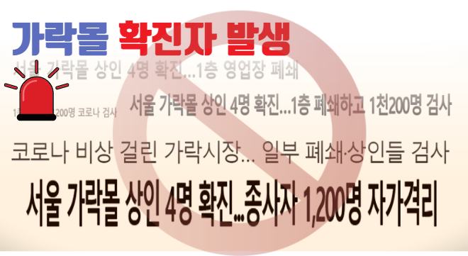  경매사가 알려드립니다. 가락몰에 확진자 발생과 폐쇄와 별개로 농수산물 경매는 계속합니다.