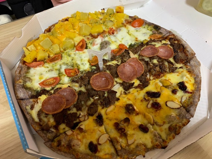  [대구 배달음식] 피자 알볼로 4가지 맛이 한판에?! 크어엉