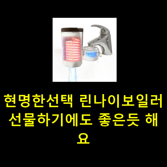 현명한선택 린나이보일러 선물하기에도 좋은듯 해요 현명한선택 린나이보일러 선물하기에도 좋은듯 해요