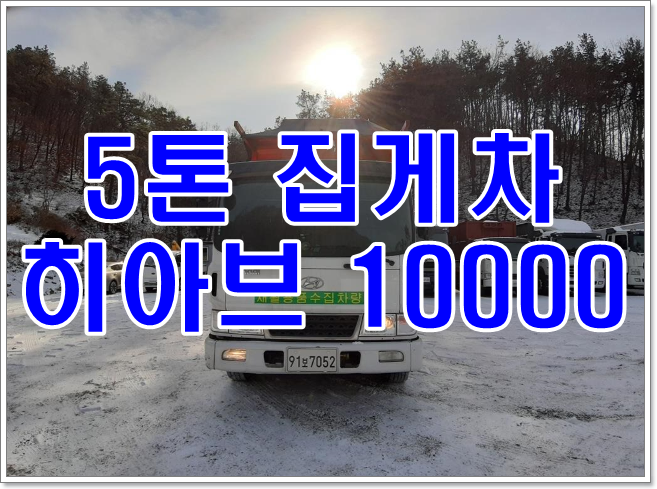  중고 5톤집게차 인증 하이카 매매