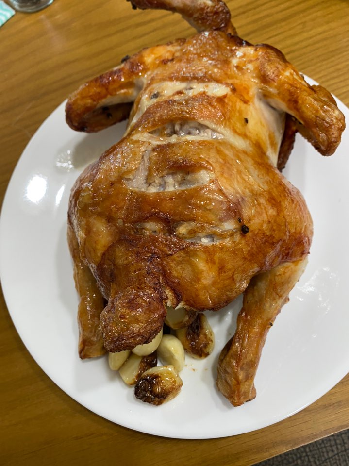 에어프라이기 닭구이 만들기 (feat 마늘)