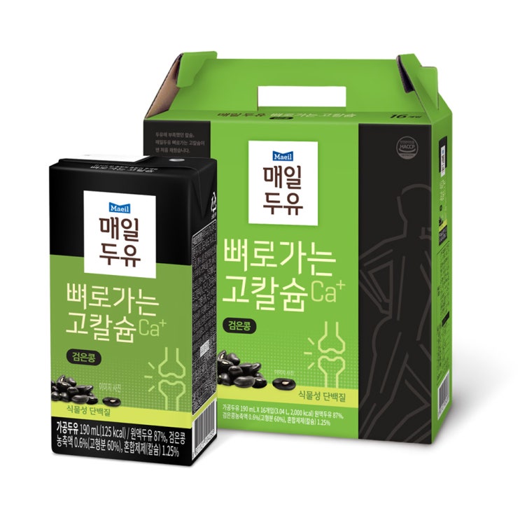 인지도 있는 뼈로가는칼슘두유 검은콩, 16개, 190ml(로켓배송) 추천해요