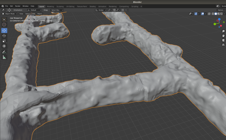  [Gazebo, Blender] Blender에서 두 물체 붙이기 + UV맵으로 texture입히기