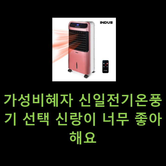 가성비혜자 신일전기온풍기 선택 신랑이 너무 좋아해요 가성비혜자 신일전기온풍기 선택 신랑이 너무 좋아해요