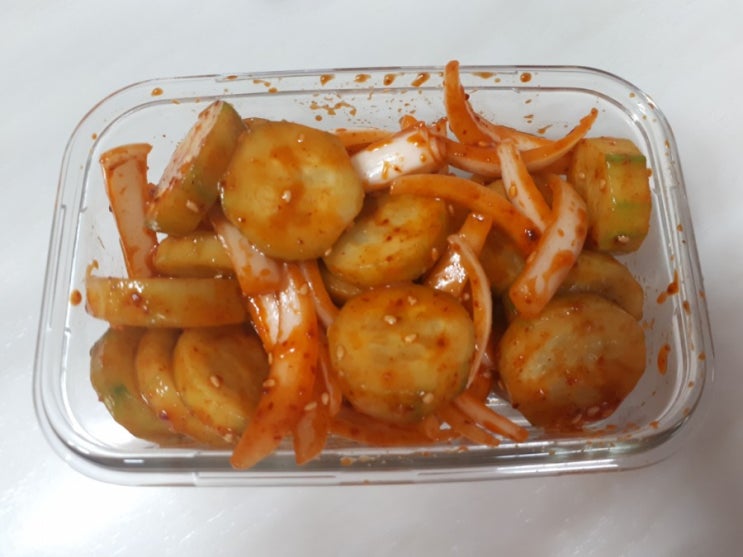  [초보 간편/간단/쉬운 반찬]오이무침 레시피