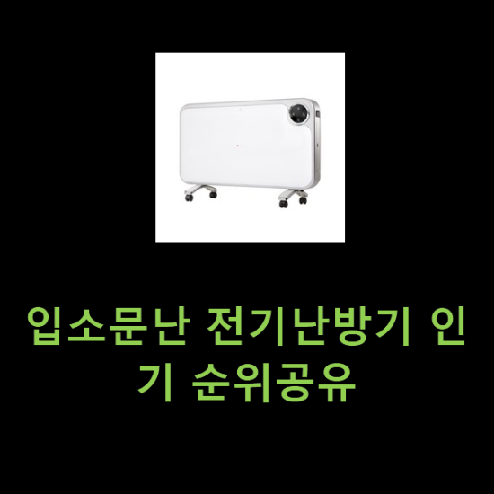 입소문난 전기난방기 인기 순위공유 입소문난 전기난방기 인기 순위공유