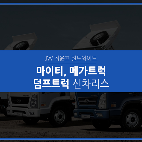  마이티, 메가트럭 덤프트럭 리스는 빠른 출고 전문가에게 맡기세요!