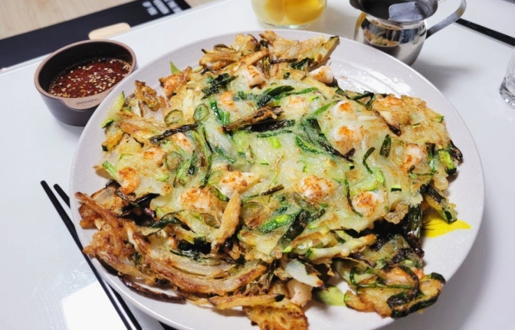 애호박 대신 돼지호박 부추전, 바삭바삭 너무 맛있어요